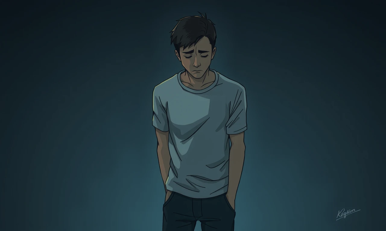 Rejected man with slumped posture and visible sadness, illustrating the emotional impact of rejection