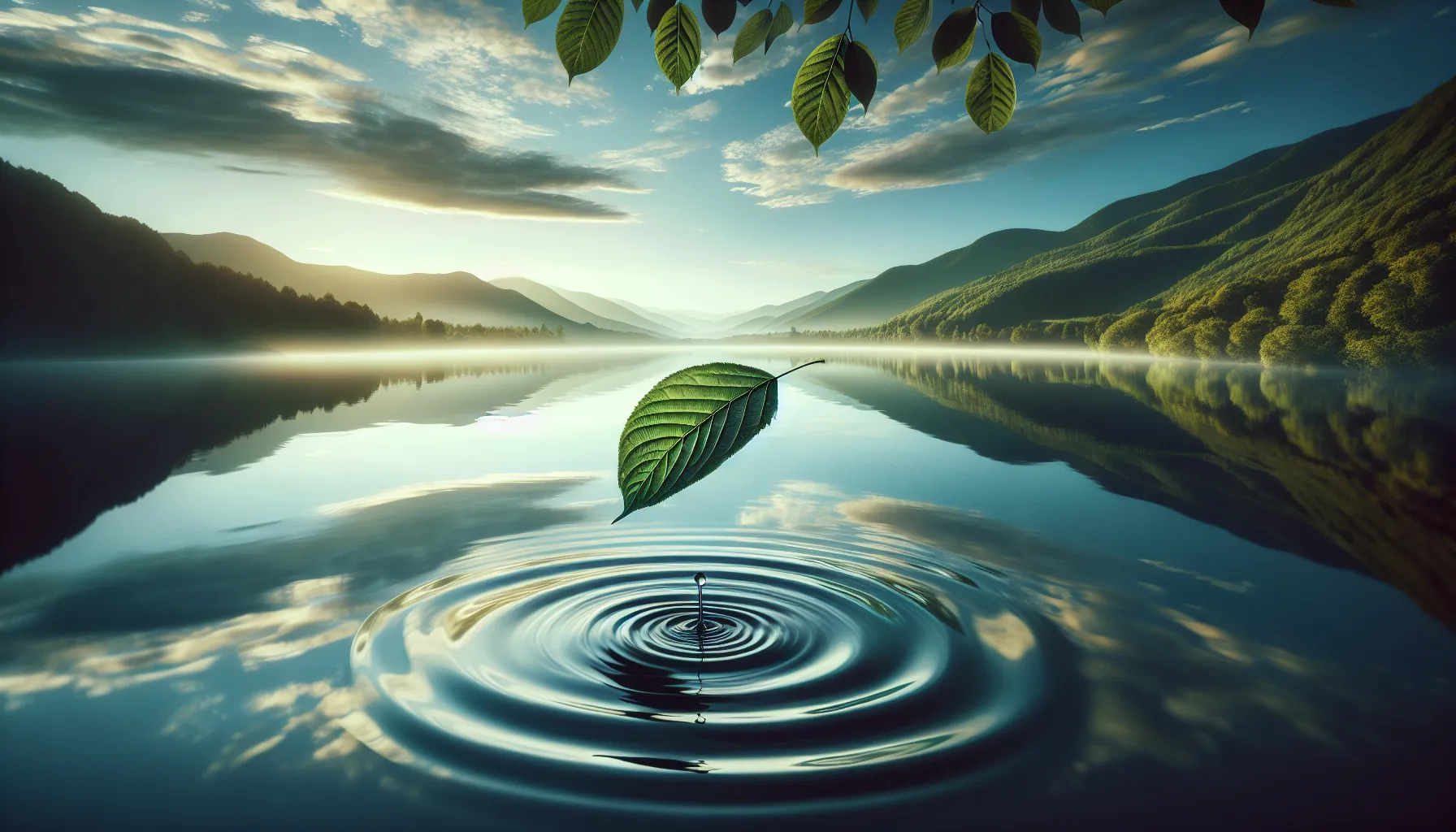 <strong>Emotional serenity</strong>, mirrored in nature, reminds us that the ripple effect of our feelings can be guided with intention and grace, echoing the essence of a matured heart.