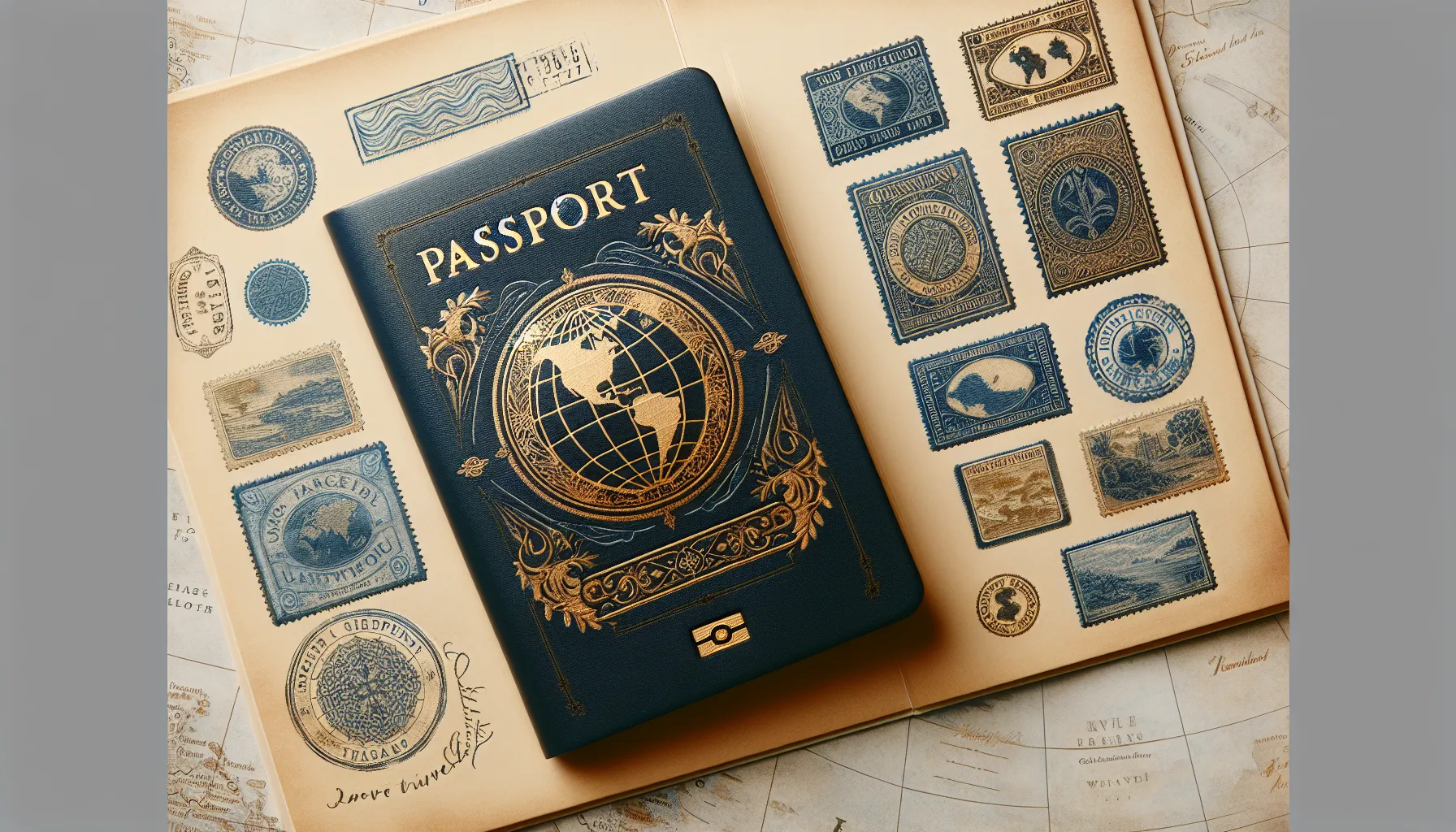 This artfully crafted passport is your boarding pass to love's grand voyage, a prelude to the couple's destination 'I do's', and a stamp of excitement for the adventures that await.
