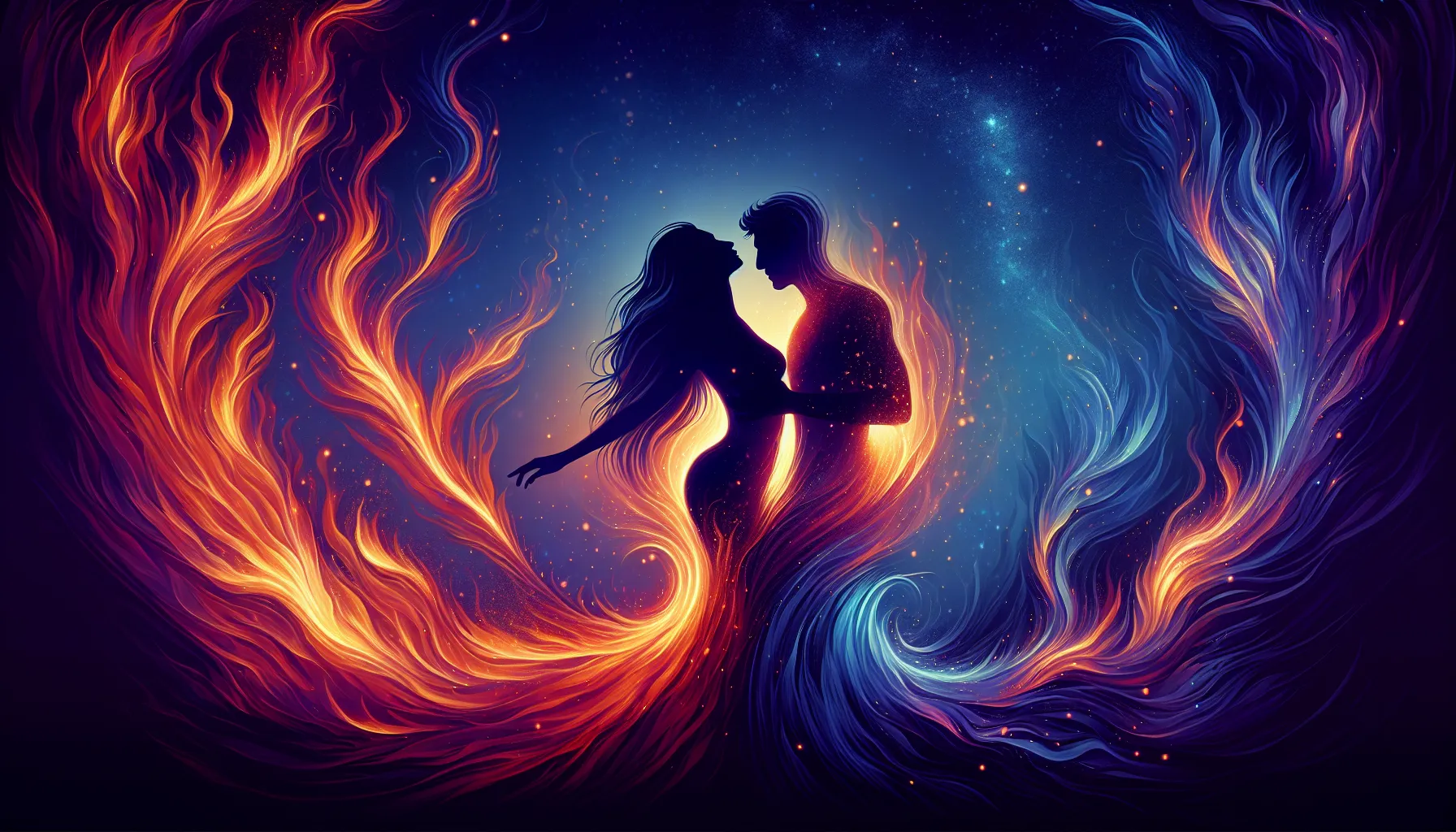 In the waltz of enduring affection, even the faintest spark can ignite a fervent blaze, guiding lovers through a renaissance of passion and playful exploration.