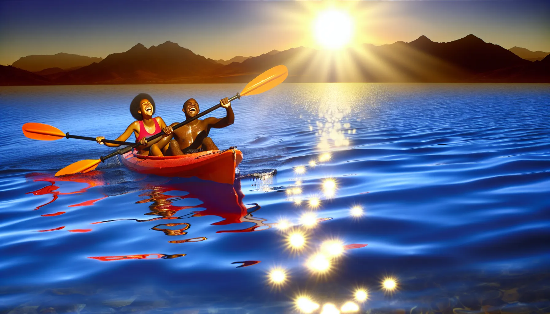 In a symphony of splashes and sunset glows, a couple finds unity in the rhythm of the paddles—a <strong>moment of pure connection</strong> amplified by the playful spirit of the water. Discover the ripple effect of joy on a water-bound adventure at <a href='https://datingserviceusa.net/' target='_blank'>DatingServiceUSA</a>.
