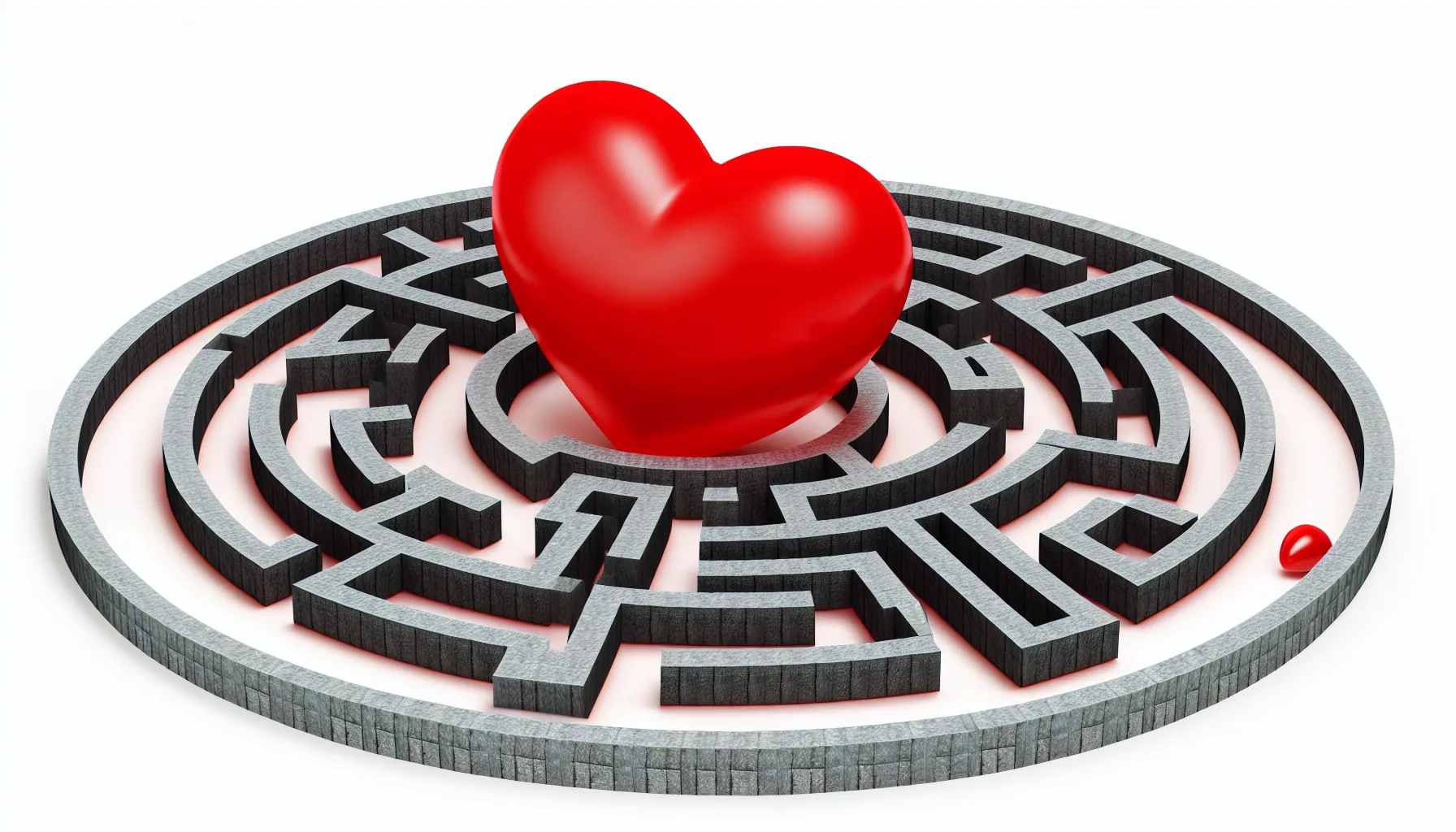 Heart in a maze