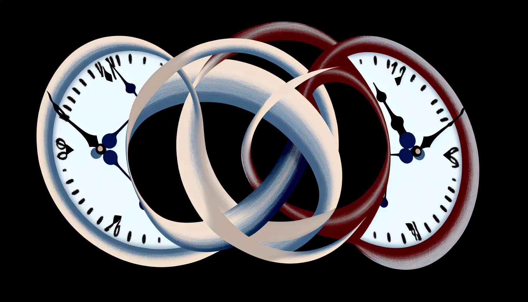 Abstract representation of time and relationships