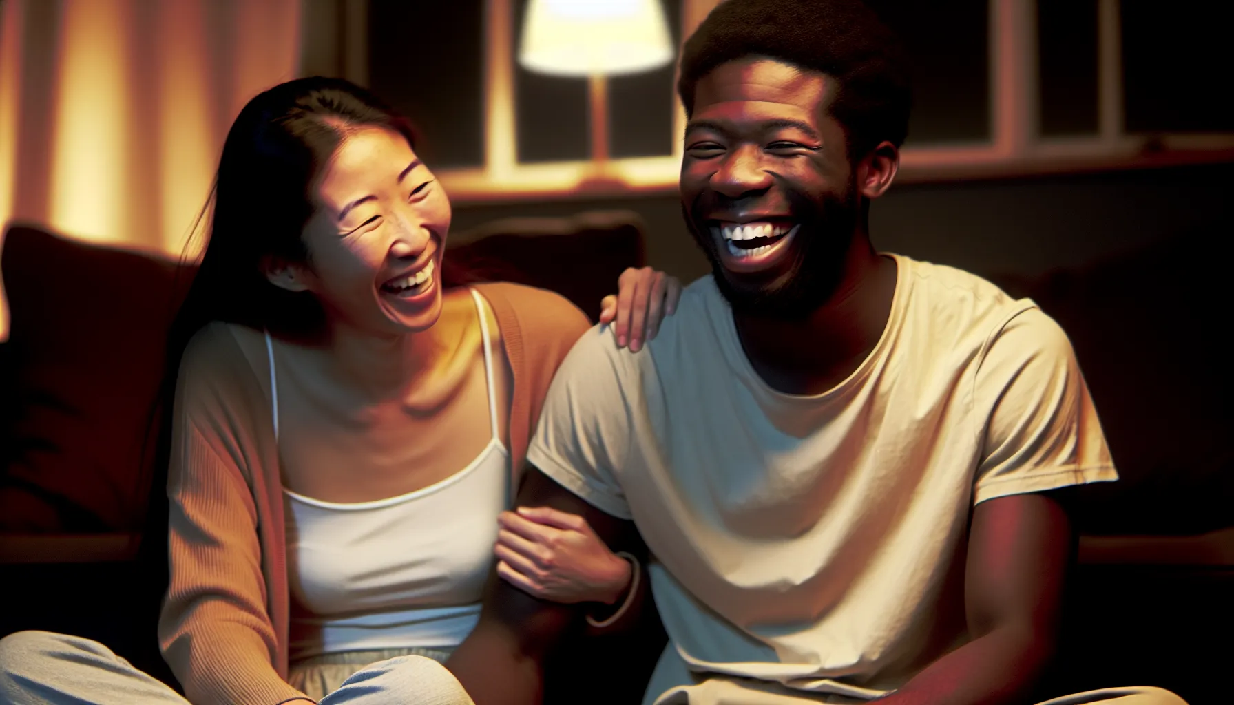 Couple Laughing Together, Strengthening Bonds