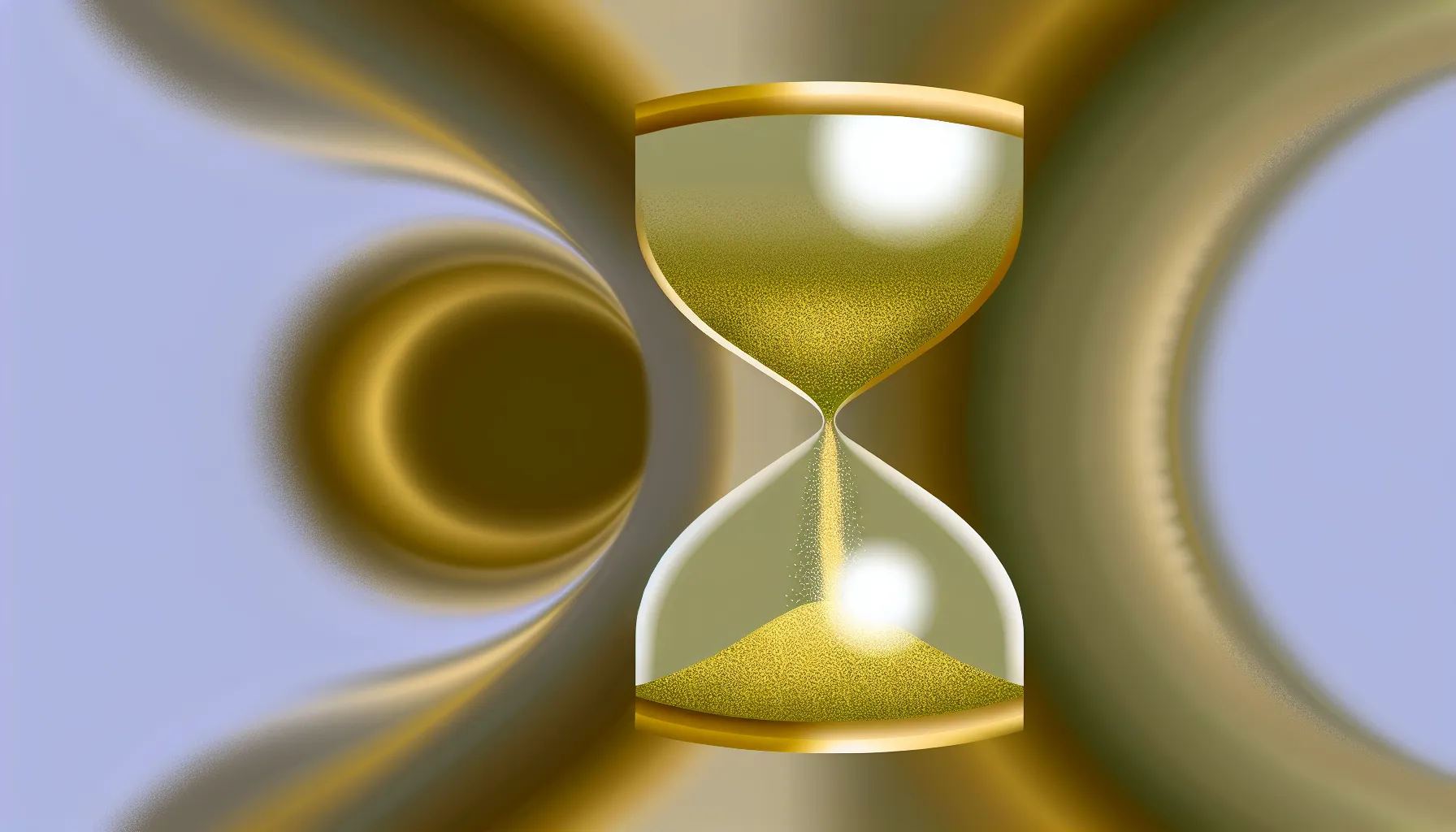 Artistic representation of time passage
