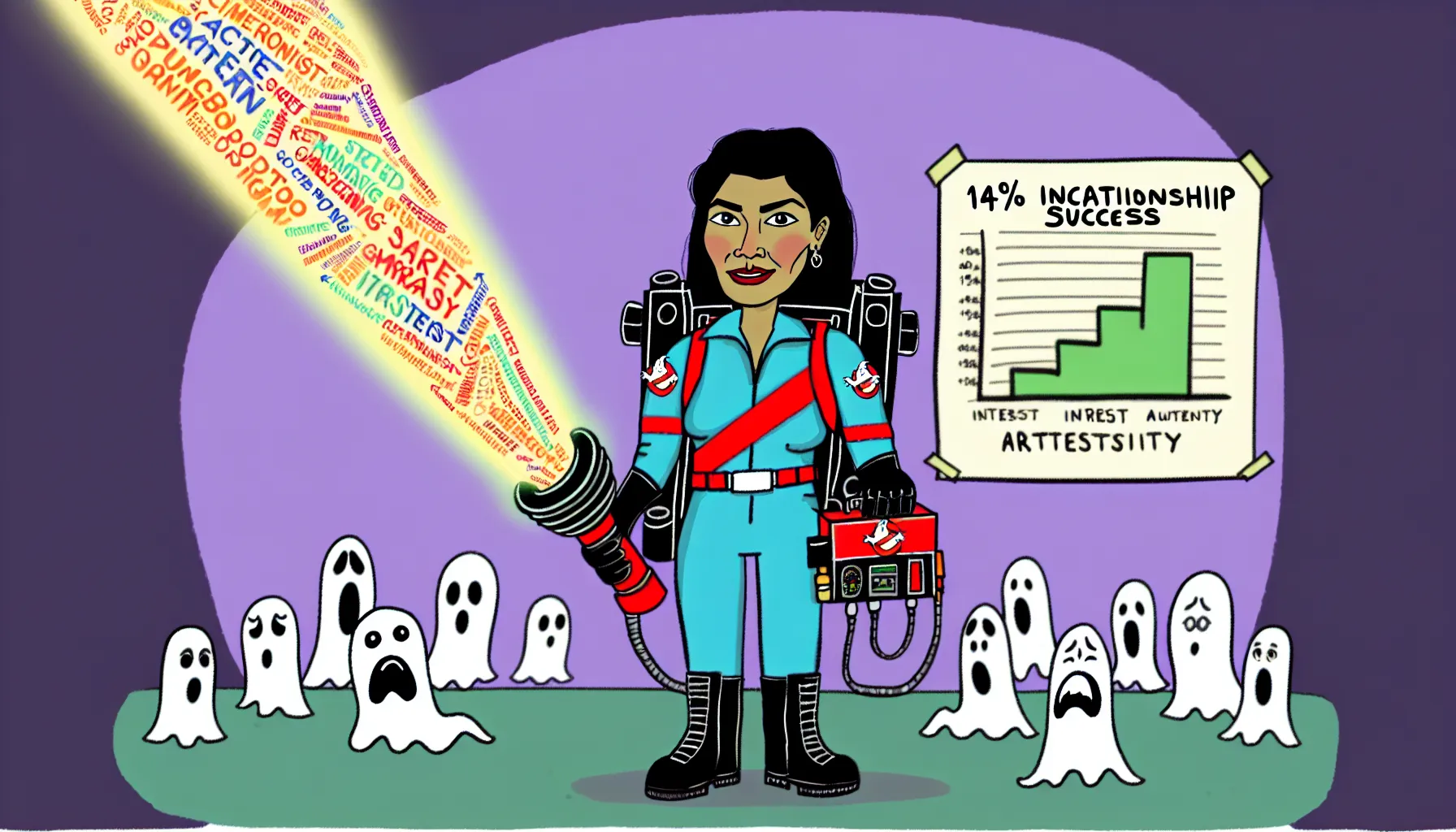 Woman as ghostbuster in dating world using communication to prevent ghosting